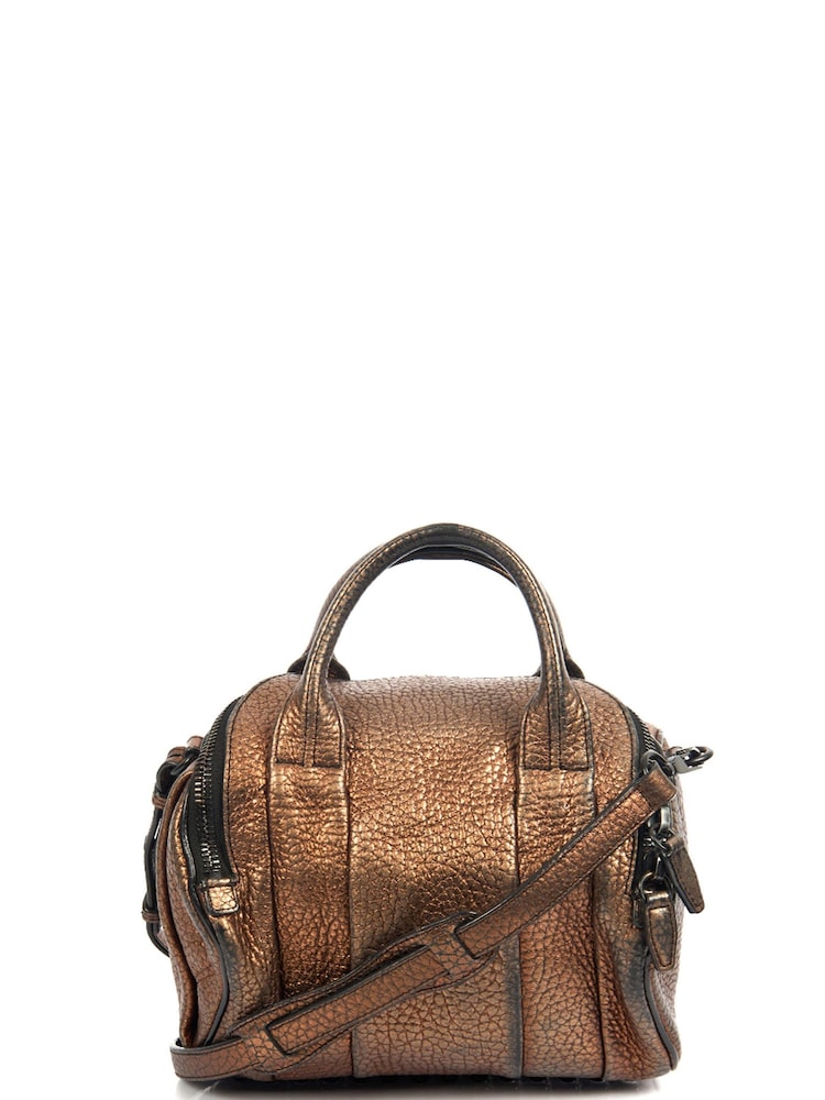 Alexander Wang Metallic Rocco Leather Handbag - Image 1 of 5