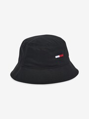 Sombrero de pescador con bandera bordada de tejido vaquero de Tommy Hilfiger - Imagen 1 de 3