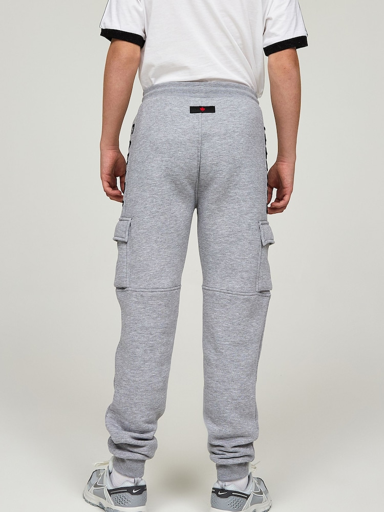 Zavetti Canada Junior Botticini Reflective Black Cargo Joggers - Image 2 of 8