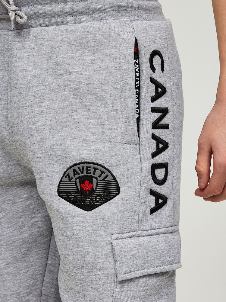 Zavetti Canada Junior Botticini Reflective Black Cargo Joggers - Image 4 of 8