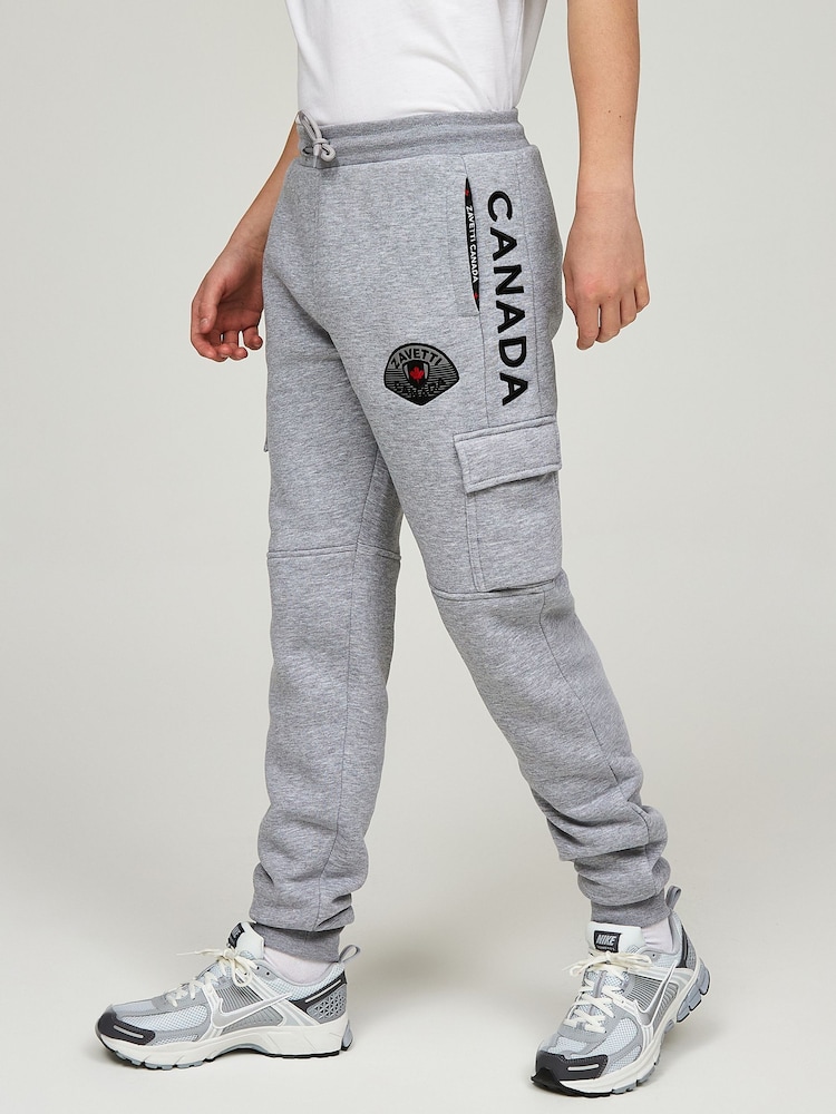 Zavetti Canada Junior Botticini Reflective Black Cargo Joggers - Image 6 of 8