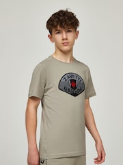 Zavetti Canada Junior Cream Botticini Reflective 100% Cotton T-Shirt - Image 1 of 6