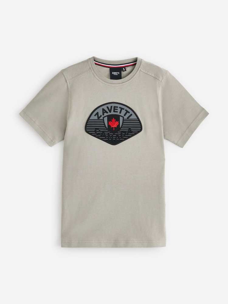 Zavetti Canada Junior Cream Botticini Reflective 100% Cotton T-Shirt - Image 6 of 6