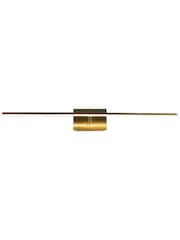 Searchlight Satin Brass Lucca LED Wall Light IP44 - Image 3 of 4