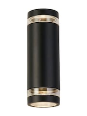 Searchlight Black and Clear Texas Outdoor Wall Light - Image 2 of 4