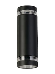 Searchlight Black and Clear Texas Outdoor Wall Light - Image 3 of 4