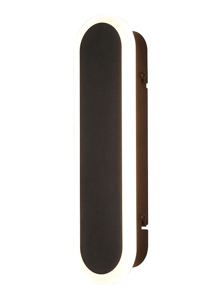 Searchlight Sand Black and Frosted Acrylic Paris LED Outdoor Wall Light - Image 2 of 4