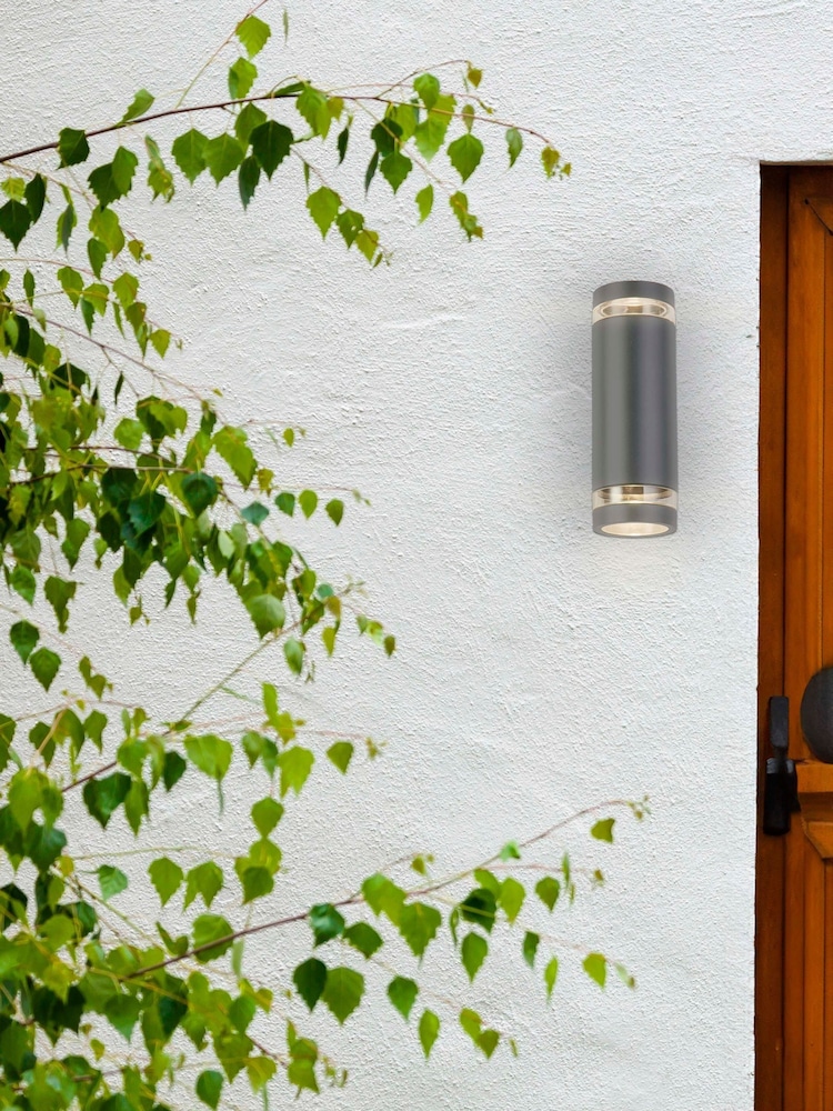 Searchlight Light Grey Texas Outdoor Wall Light - Image 1 of 4