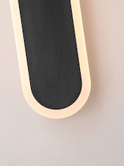 Searchlight Sand Black and Frosted Acrylic Paris LED Outdoor Wall Light - Image 4 of 4