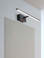 Searchlight Black Lucca LED Wall Light IP44 - Image 1 of 4