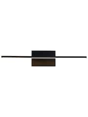 Searchlight Black Lucca LED Wall Light IP44 - Image 2 of 4