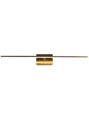 Searchlight Satin Brass Lucca LED Wall Light IP44 - Image 2 of 4