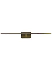 Searchlight Satin Brass Lucca LED Wall Light IP44 - Image 3 of 4