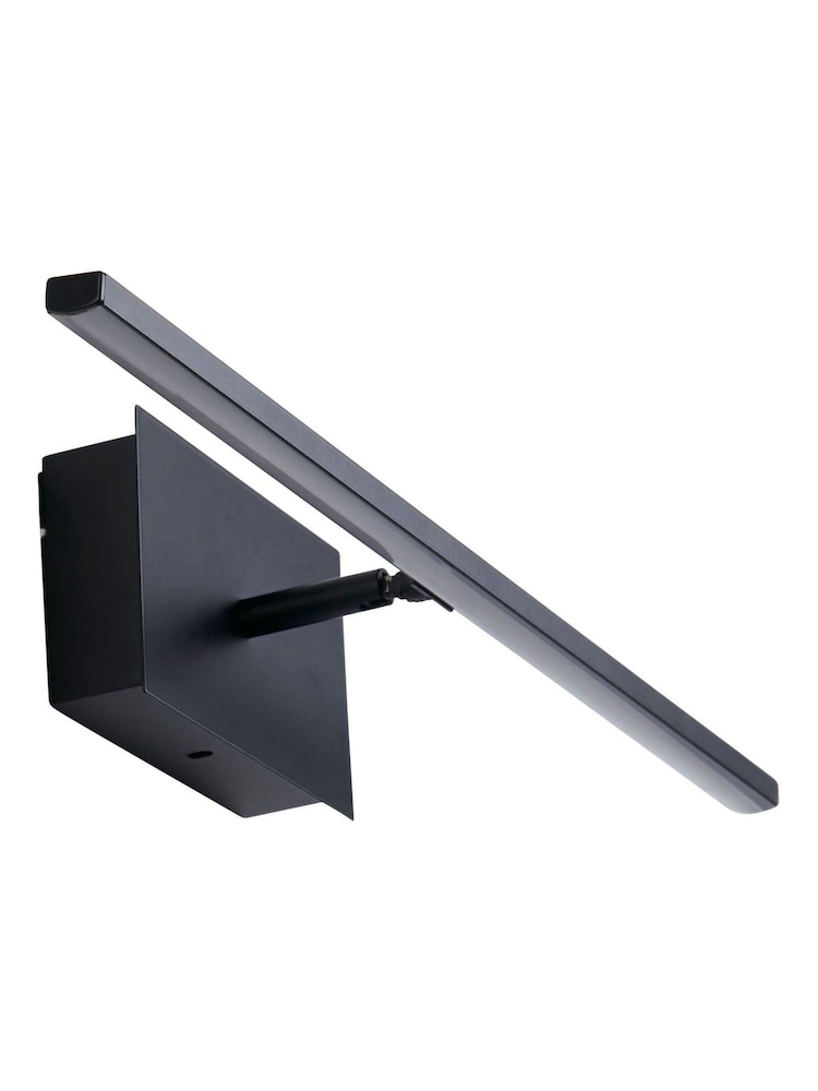 Searchlight Black Lucca LED Wall Light IP44 - Image 2 of 4