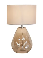 Searchlight Champagne Satin Brass Chalice 1 Light Table Lamp - Image 3 of 5