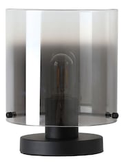 Searchlight Black and Smoke Santorini 1 Light Table Lamp - Image 4 of 5