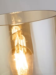 Searchlight Mocha and Amber Santorini 1 Light Table Lamp - Image 5 of 5
