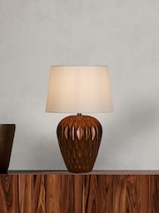 Searchlight Bronze Genoa 1 Light Table Lamp - Image 2 of 5