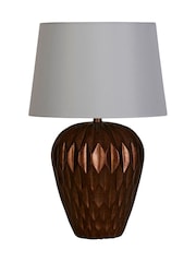 Searchlight Bronze Genoa 1 Light Table Lamp - Image 4 of 5