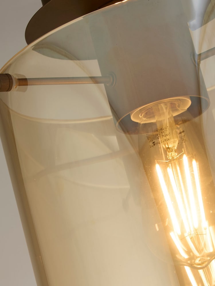 Searchlight Mocha Santorini 3 Flush Ceiling Flush Fitting Light - Image 2 of 4