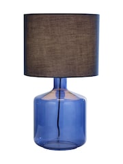 Searchlight Blue Azure Glass Table Lamp - Image 3 of 5