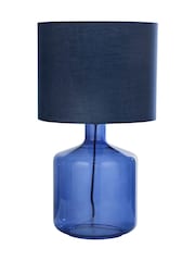 Searchlight Blue Azure Glass Table Lamp - Image 4 of 5