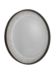 Searchlight Matt Black Helios LED Mirror - Image 3 of 4