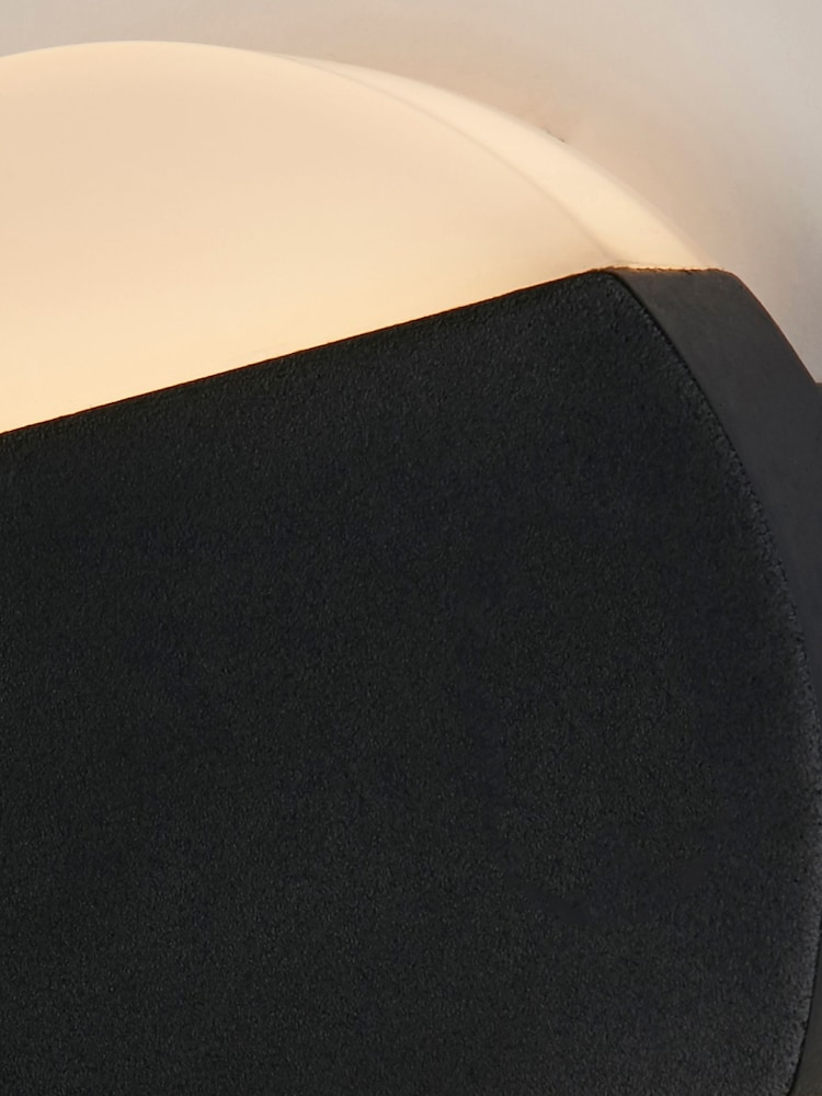 Searchlight Black Lumin LED Outdoor Wall Light - Image 4 of 4