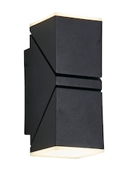 Searchlight Black Block LED Outdoor Wall Light - Image 4 of 4