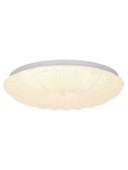 Searchlight Clear and White Roman LED Flush Ceiling Light - Image 2 of 4