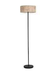 Searchlight Black and Multi Natura 3 Light Floor Lamp - Image 3 of 4