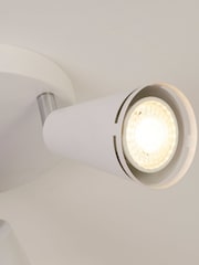 Searchlight Chrome and White Astrid 3 Spotlight - Image 4 of 4