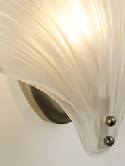 Searchlight Satin Silver Pearl 1Lt Wall Light IP44 - Image 2 of 4