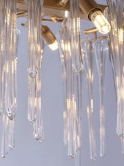 Searchlight Gold Legacy 10 Diner Bar Pendant Light - Image 4 of 4