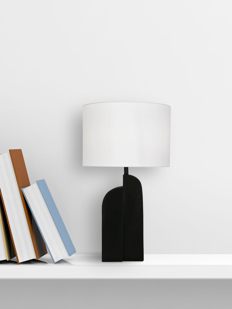 Searchlight Black Chennai 1 Light Table Lamp - Image 2 of 5