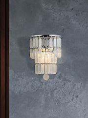 Searchlight Chrome Prism 2 Wall Light - Image 1 of 4