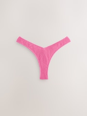 Rose froissé - Bas de bikini - Image 6 of 8