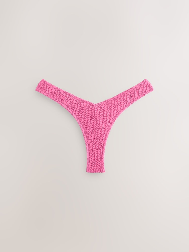 Rose froissé - Bas de bikini - Image 6 of 8