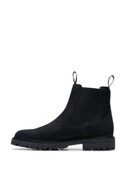 Clarks Black Leather Clarkridge Top Suede Boots - Image 2 of 7