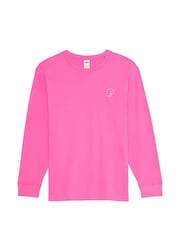 Victoria's Secret PINK Pink Gossip Long Sleeve T-Shirt - Image 3 of 4