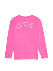 Victoria's Secret PINK Pink Gossip Long Sleeve T-Shirt - Image 4 of 4
