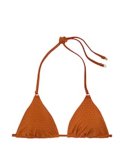 Victoria's Secret Cinnamon Brown Diamante Triangle Bikini Top - Image 3 of 3