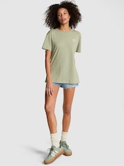 Victoria's Secret PINK Green Garden Short Sleeve Oversized T-Shirt - Image 1 of 3