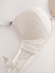 Victoria's Secret Coconut White Add 2 Cups Push Up Lace Bombshell Scattered Shine Strap Bra - Image 2 of 3