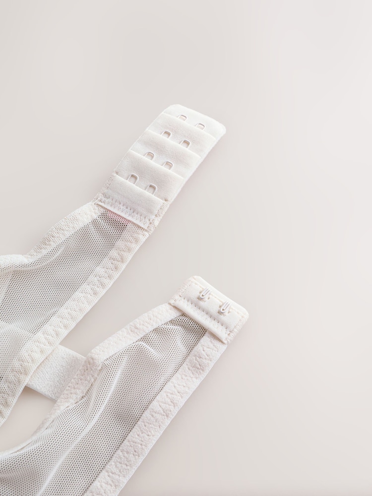 Victoria's Secret Coconut White Add 2 Cups Push Up Lace Bombshell Scattered Shine Strap Bra - Image 3 of 3