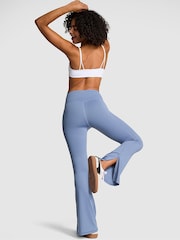 Victoria's Secret PINK Dusty Iris Blue Flared Relay Slit Leggings - Image 2 of 2