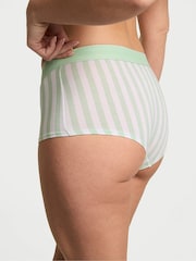 Victoria's Secret Mint Green Stripe Short Knickers - Image 2 of 3