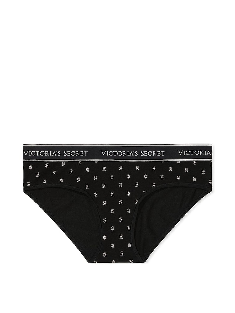 Victoria's Secret Black Logo Hipster Knickers - Image 2 of 2
