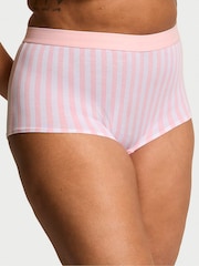 Victoria's Secret Pretty Blossom Pink Stripe Short Knickers - Image 1 of 3