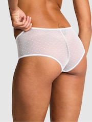 Victoria's Secret PINK White Cheeky Lace Knickers - Image 2 of 2
